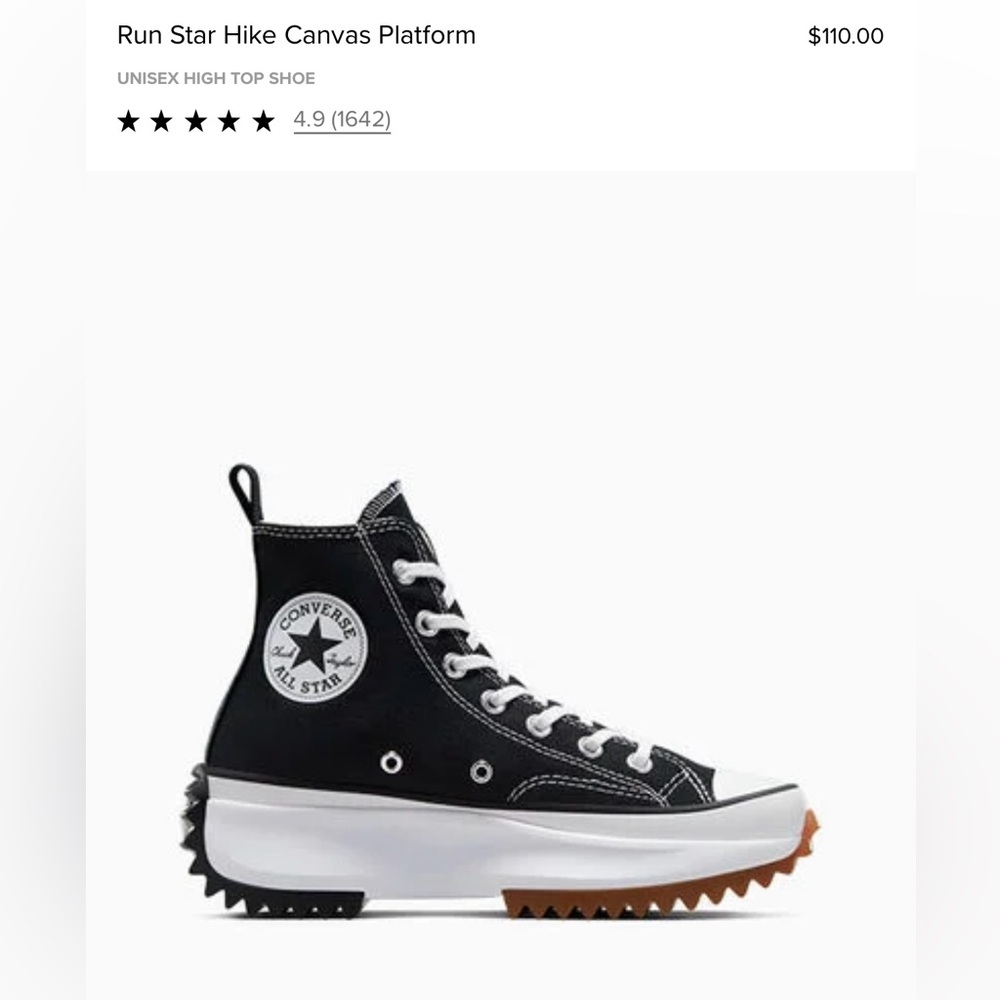 Converse Run Star Hike Platform